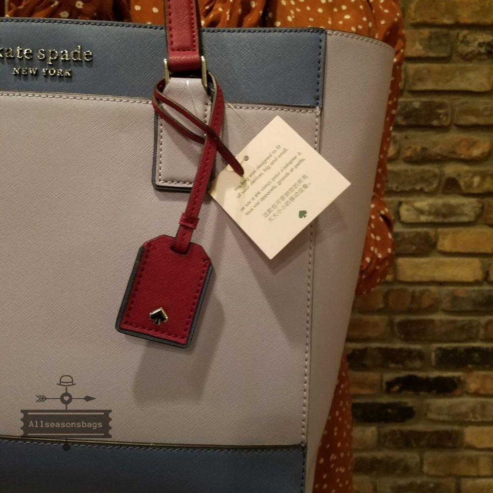 NWT Kate Spade Cameron Laptop Tote Large Frozen - Picture 7 of 8